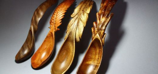 Различные стили деревянных ложек для обуви