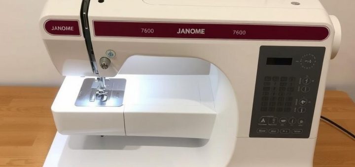 Janome 7600: умная и надёжная помощница для тех, кто шьёт всерьёз
